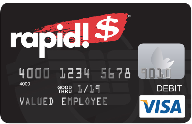 rapid PayCard_WEX_card design
